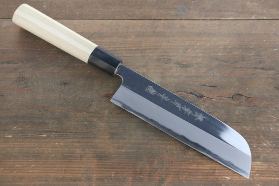 Sakai Takayuki Blue Steel No.2 Mirrored Finish Kamagata Usuba - Japanny - Best Japanese Knife