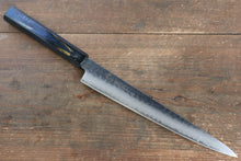  Sakai Takayuki VG10 33 Layer Damascus Sujihiki 240mm Live oak Lacquered (Saiseki) Handle - Japanny - Best Japanese Knife