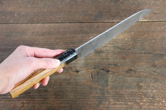 Sakai Takayuki VG10 33 Layer Damascus Santoku 170mm Live oak Lacquered (Kokushin) Handle - Japanny - Best Japanese Knife