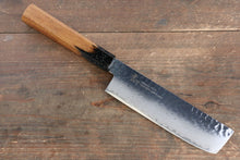  Sakai Takayuki VG10 33 Layer Damascus Nakiri  160mm Live oak Lacquered (Kokushin) Handle - Japanny - Best Japanese Knife