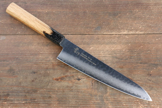 Sakai Takayuki VG10 33 Layer Damascus Gyuto 210mm Live oak Lacquered (Kokushin) Handle - Japanny - Best Japanese Knife