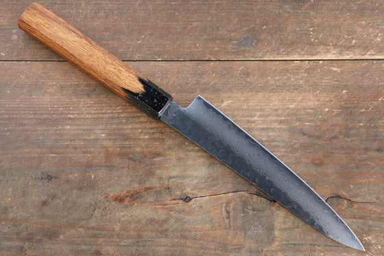 Sakai Takayuki VG10 33 Layer Damascus Petty-Utility 150mm Live oak Lacquered (Kokushin) Handle - Japanny - Best Japanese Knife