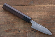  Yoshimi Kato VG10 8 Layer Damascus Petty-Utility 75mm with Shitan Handle - Japanny - Best Japanese Knife