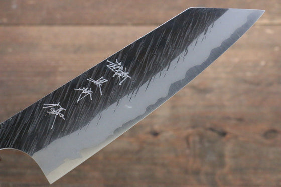 Yu Kurosaki Fujin Blue Super Hammered Bunka 165mm Keyaki (Japanese Elm) Handle - Japanny - Best Japanese Knife