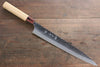 Yu Kurosaki Fujin Blue Super Hammered Sujihiki  270mm Keyaki (Japanese Elm) Handle - Japanny - Best Japanese Knife