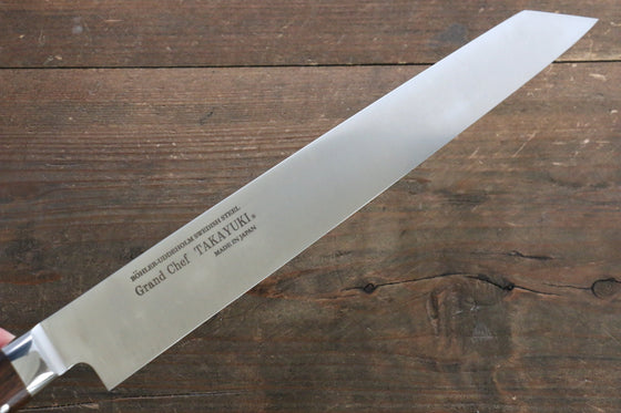 Sakai Takayuki Grand Chef [Left Handed] Swedish Steel-stn Kiritsuke Yanagiba 260mm Desert Ironwood Handle with Sheath - Japanny - Best Japanese Knife