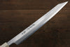 Sakai Takayuki Silver Steel No.3 Damascus Kiritsuke Yanagiba 270mm Ebony with Ring Handle with Sheath - Japanny - Best Japanese Knife