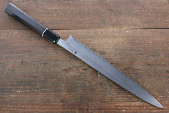 Shigeki Tanaka Blue Steel No.2 Damascus Yanagiba 270mm Ebony Wood Handle - Japanny - Best Japanese Knife