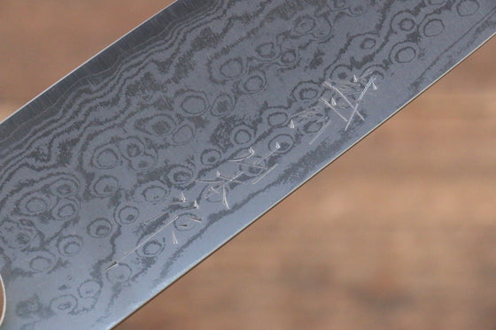 Nao Yamamoto VG10 Damascus Santoku 170mm Cherry Blossoms Handle - Japanny - Best Japanese Knife