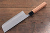 Nao Yamamoto SRS13 Black Damascus Nakiri 165mm Cherry Blossoms Handle - Japanny - Best Japanese Knife