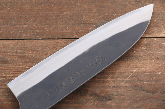 Nao Yamamoto Blue Super Kurouchi Santoku 165mm Walnut Handle - Japanny - Best Japanese Knife