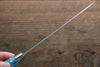 Yu Kurosaki Fujin SPG2 Hammered Damascus Petty-Utility Japanese Knife 150mm Turquoise Handle - Japanny - Best Japanese Knife