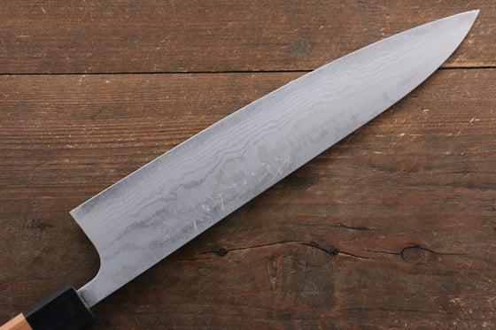 Nao Yamamoto VG10 Damascus Gyuto  240mm Cherry Blossoms Handle - Japanny - Best Japanese Knife