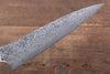 Takeshi Saji VG10 Black Finished Gyuto  240mm White Micarta Handle - Japanny - Best Japanese Knife