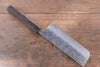 Yoshimi Kato VG10 Hammered Damascus Nakiri  165mm with Black Persimmon Handle - Japanny - Best Japanese Knife