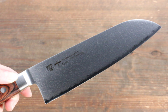 Tamahagane Kyoto 63 Layer Damascus Santoku 175mm KP-1114 - Japanny - Best Japanese Knife