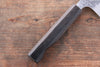 Yoshimi Kato VG10 Hammered Damascus Nakiri  165mm with Black Persimmon Handle - Japanny - Best Japanese Knife