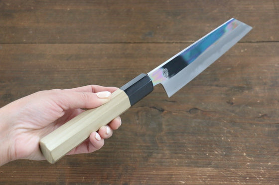 Choyo White Steel Mirrored Finish Kiritsuke Santoku 180mm Magnolia Handle - Japanny - Best Japanese Knife