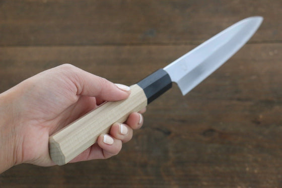 Choyo White Steel Mirrored Finish Petty-Utility  150mm Magnolia Handle - Japanny - Best Japanese Knife