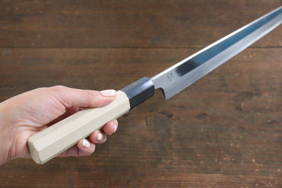 Choyo White Steel Mirrored Finish Kiritsuke Yanagiba 270mm Magnolia Handle - Japanny - Best Japanese Knife