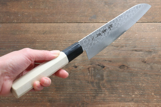 Sakai Takayuki AUS10 45 Layer Damascus Santoku 180mm Magnolia Handle (Super Deal) - Japanny - Best Japanese Knife
