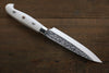 Yu Kurosaki Shizuku R2/SG2 Hammered Petty-Utility Japanese Knife 130mm White Stone Handle - Japanny - Best Japanese Knife