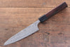 Nao Yamamoto SPG2 Black Damascus Petty-Utility 140mm Shitan Handle - Japanny - Best Japanese Knife