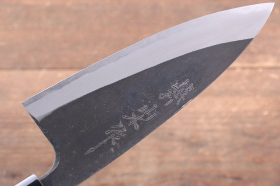 Nao Yamamoto White Steel No.1 Kurouchi Deba 150mm Bubinga Handle - Japanny - Best Japanese Knife