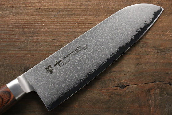 Tamahagane Kyoto 63 Layer Damascus Santoku  160mm KP-1115 - Japanny - Best Japanese Knife