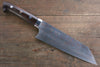Takeshi Saji Blue Steel No.2 Colored Damascus Bunka 180mm Ironwood Handle - Japanny - Best Japanese Knife