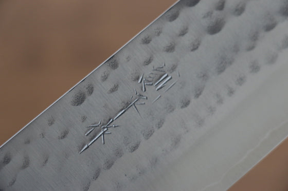 Kunihira VG1 Hammered Nakiri 165mm Morado Handle - Japanny - Best Japanese Knife