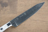 Yu Kurosaki R2/SG2 Damascus Steak 120mm White Acrylic Handle - Japanny - Best Japanese Knife