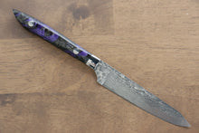  Yu Kurosaki R2/SG2 Damascus Steak 120mm Black Acrylic Handle - Japanny - Best Japanese Knife