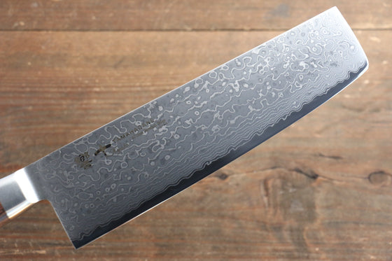 Tamahagane Kyoto 63 Layer Damascus Nakiri 180mm KP-1165 - Japanny - Best Japanese Knife