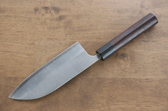 Shungo Ogata R2/SG2 Santoku 150mm Shitan Handle - Japanny - Best Japanese Knife