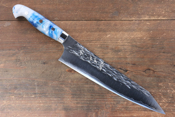 Yu Kurosaki Juhyo SPG2 Hammered Gyuto 210mm Acrylic Handle - Japanny - Best Japanese Knife