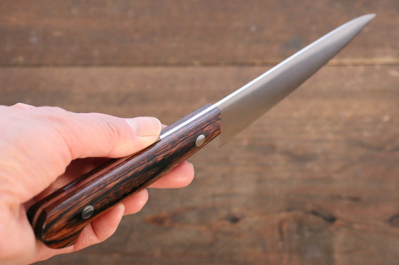 Iseya Molybdenum Steel Petty Japanese Chef Knife 120mm & Gyuto Knife 180mm with Mahogany Handle Set - (Super Deal) - Japanny - Best Japanese Knife