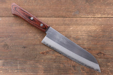  Kunihira VG1 Migaki Finished Santoku Japanese Knife 170mm Mahogany Handle - Japanny - Best Japanese Knife