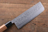 Kunihira Tanryu VG1 Damascus Nakiri 165mm Walnut Handle - Japanny - Best Japanese Knife