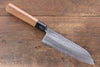 Kunihira Tanryu VG1 Damascus Santoku 170mm Walnut Handle - Japanny - Best Japanese Knife