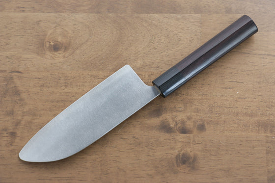 Seisuke R2/SG2 Santoku(Maru) 150mm Shitan Handle - Japanny - Best Japanese Knife
