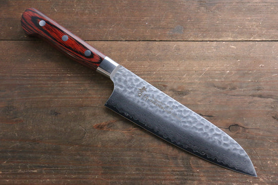 Sakai Takayuki VG10 33 Layer Damascus Sujihiki, Gyuto 240mm, Santoku, Petty 150mm & Paring 80mm Set - Japanny - Best Japanese Knife