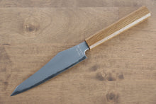  Jikko Fujisan Blue Steel No.2 Petty-Utility Japanese Knife 135mm Oak Handle - Japanny - Best Japanese Knife