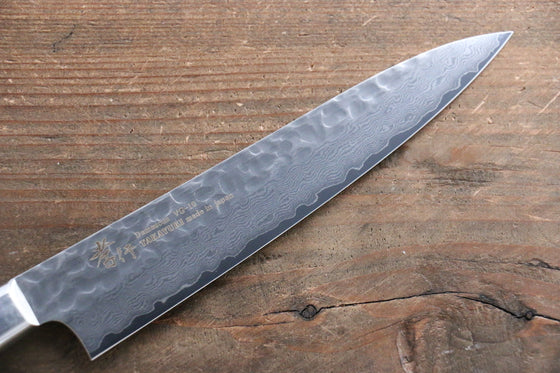 Sakai Takayuki VG10 33 Layer Damascus Sujihiki, Gyuto 240mm, Santoku, Petty 150mm & Paring 80mm Set - Japanny - Best Japanese Knife