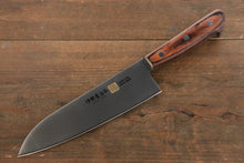  Iseya Molybdenum Santoku  180mm Mahogany Handle - Japanny - Best Japanese Knife