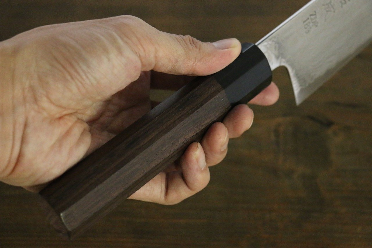 Sukenari ZDP189 Damascus Gyuto Japanese Knife 240mm Shitan Handle - Japanny - Best Japanese Knife