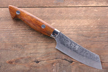 Kazuo Nomura VG10 Damascus Kiritsuke 90mm Ironwood Handle - Japanny - Best Japanese Knife