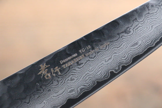Sakai Takayuki VG10 33 Layer Damascus Steak 120mm with Keyaki Handle(Japanese Elm) Two set - Japanny - Best Japanese Knife