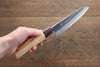 Yu Kurosaki Fujin Blue Super Hammered Gyuto 180mm Keyaki (Japanese Elm) Handle - Japanny - Best Japanese Knife
