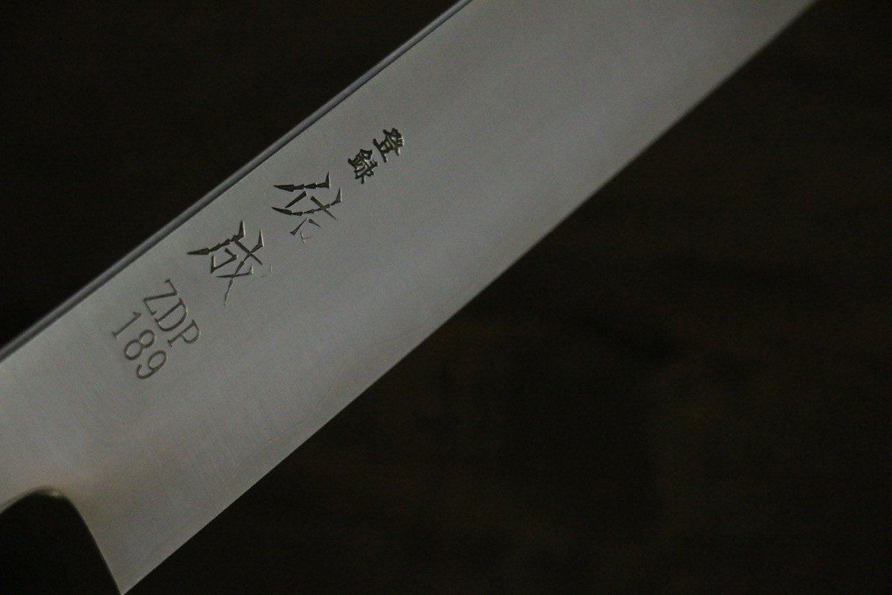 Sukenari ZDP189 3 Layer Sujihiki Japanese Knife 270mm Magnolia Handle - Japanny - Best Japanese Knife